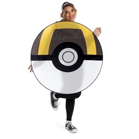 Pokemon Poke Ball Ultra Ball Pop-Out Costume, Child and Adult Ages 8+ - Picture 2 of 6